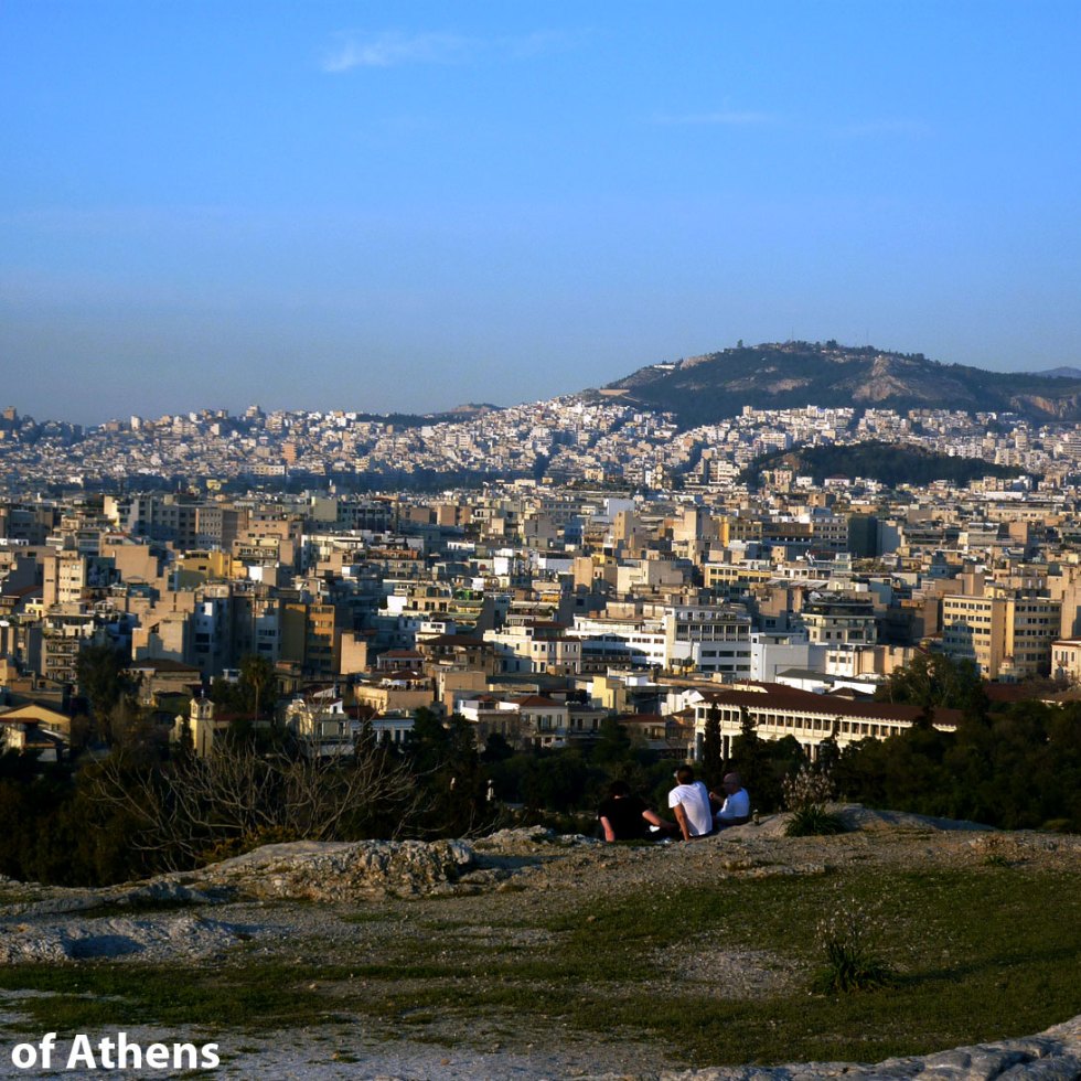 view from Pnyka, Athens