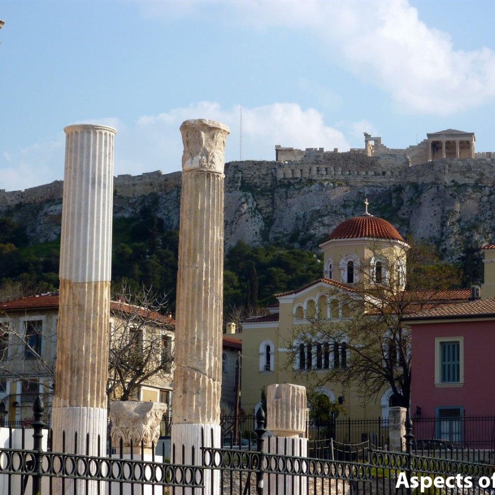 Athens (view from Monastiraki square)